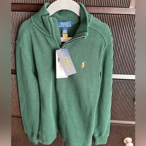 Polo Ralph Lauren half zipper sweater in size 7